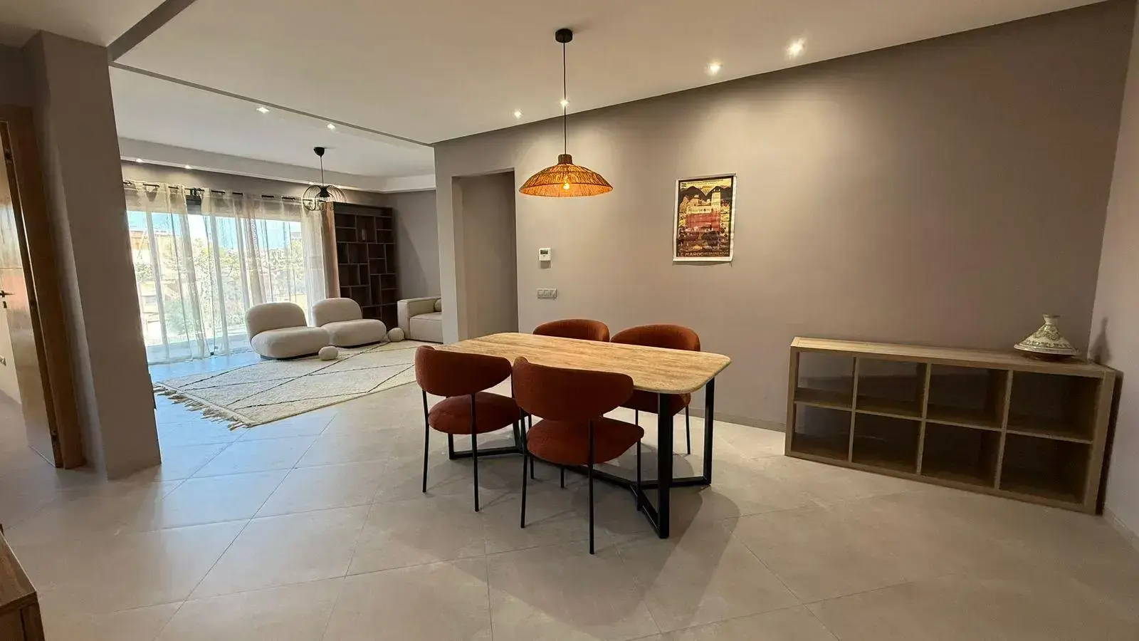 Appartement spacieux 2 chambres à louer à Marrakech