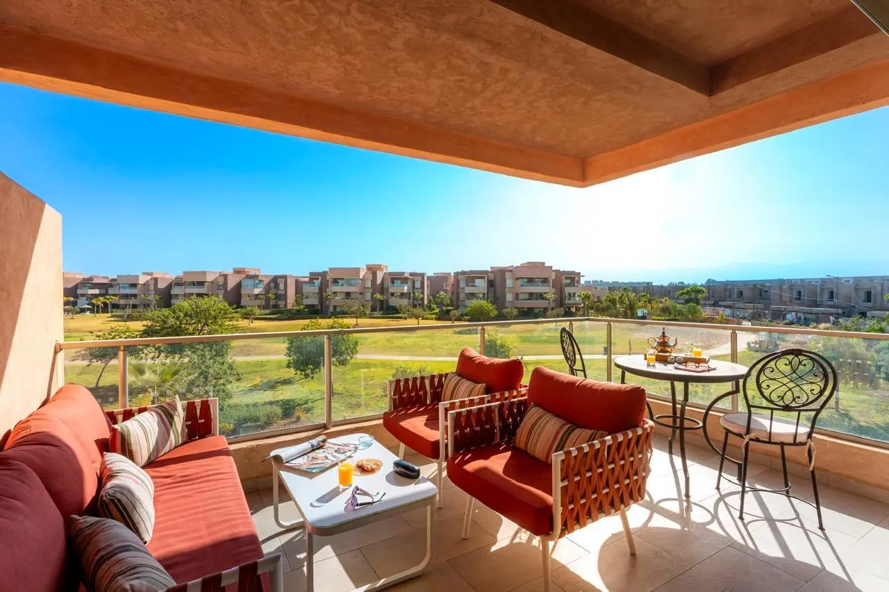 Magnifique Appartement Meublé au Cœur du Golf – Prestigia Agate, Marrakech