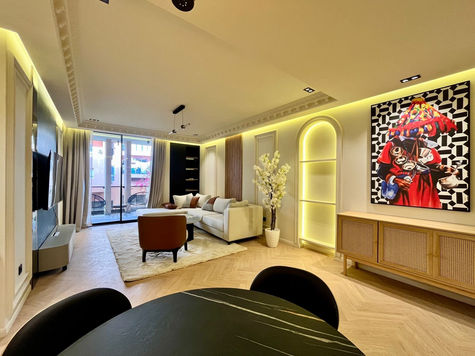 Luxueux 1 chambre 70m2 Gueliz avec piscine - Image 8